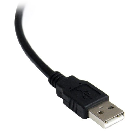 StarTech.com ICUSB2321FIS csatlakozó átlakító DB-9 USB A Fekete