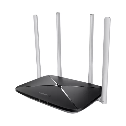 Mercusys MB135-4G vezetéknélküli router Fast Ethernet Kétsávos (2,4 GHz / 5 GHz) Fekete