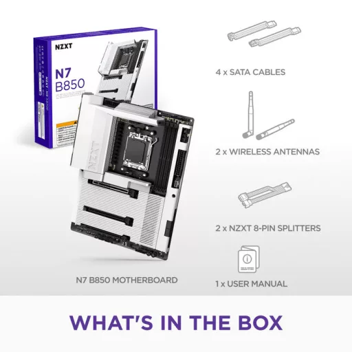 NZXT N7 B850 AMD B850 Socket AM5 ATX