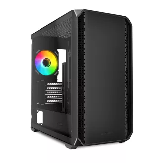 Sharkoon MK2 RGB Micro Tower Fekete