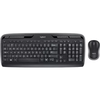   Logitech Wireless Combo MK330 billentyűzet Egér mellékelve Irodai Vezeték nélküli RF QWERTY Északi