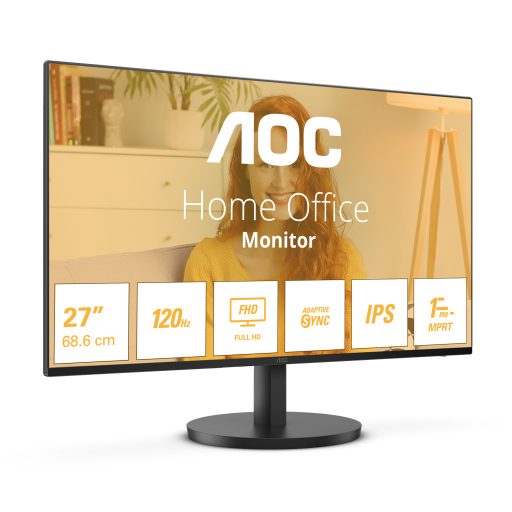 AOC B3 27B3HA2 68,6 cm (27") 1920 x 1080 pixelek Full HD LED Fekete
