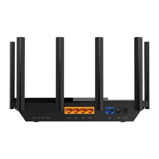 TP-Link Archer AXE75 vezetéknélküli router Gigabit Ethernet Háromsávos (2,4 GHz / 5 GHz / 6 GHz) Fekete
