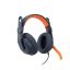 Logitech 981-001389 fejhallgató és headset Vezetékes Fejpánt Oktatás Kék, Narancssárga