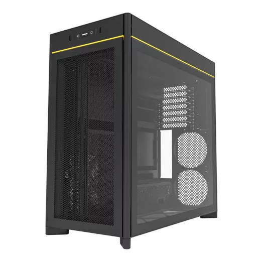 Montech HS01 Midi Tower Fekete