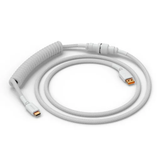 Glorious Gaming GLO-KB-ACC-CBL-COIL-GWHT billentyűzet-/egérkábel Fehér 1,4 M