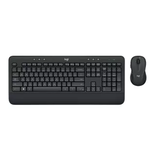   Logitech MK545 ADVANCED Wireless Keyboard and Mouse Combo billentyűzet Egér mellékelve Univerzális USB QWERTZ Német Fekete
