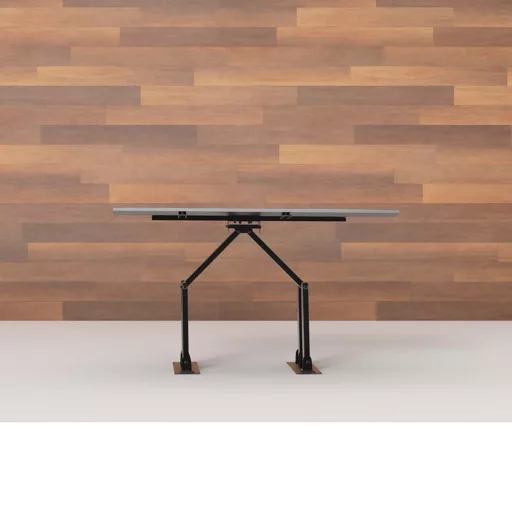 Nedis TVWM5350BK asztali TV konzol 177,8 cm (70") Fali Fekete