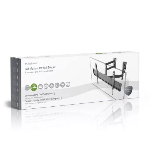 Nedis TVWM5350BK asztali TV konzol 177,8 cm (70") Fali Fekete