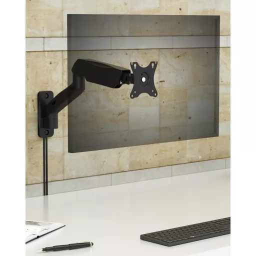 ICY BOX IB-MS103-W 81,3 cm (32") Fali Fekete