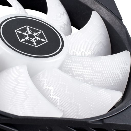 Silverstone Shark Force 120 ARGB Fekete, Fehér 1 db