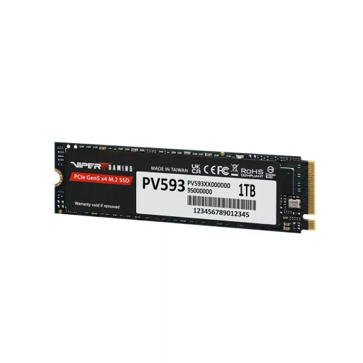 Patriot Memory PV593 PCIe Gen5 x4 M.2 2280 SSD 1 TB PCI Express 5.0 NVMe 3D TLC NAND