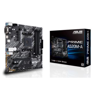ASUS PRIME A520M-A II/CSM AMD A520 AM4 foglalat Micro ATX