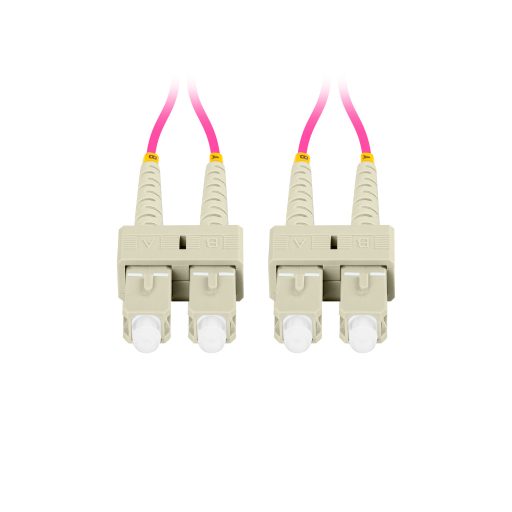 Lanberg FO-SUSU-MD41-0050-VT InfiniBand és száloptikai kábel 5 M SC Ibolya