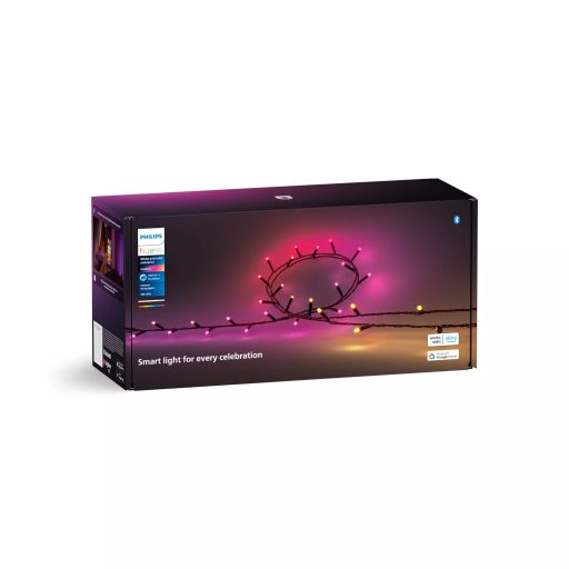 Philips Hue White and colour ambience 8720169246867 intelligens fényerő szabályozás Intelligens fényfüzér Bluetooth/Zigbee 28 W
