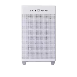 ASUS PRIME AP201 CASE TG WHITE Mini Tower Fehér