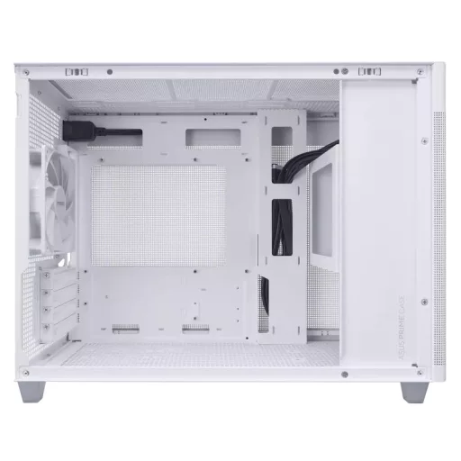 ASUS PRIME AP201 CASE TG WHITE Mini Tower Fehér