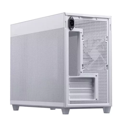 ASUS PRIME AP201 CASE TG WHITE Mini Tower Fehér