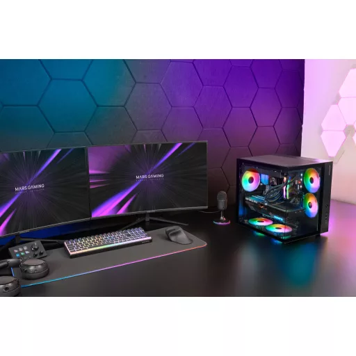 Mars Gaming MCV-ONE Midi Tower Fekete