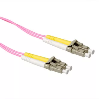   ACT 1m 50/125µm OM4 InfiniBand és száloptikai kábel LC Kék