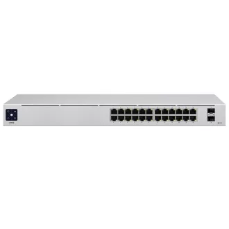   Ubiquiti UniFi USW-24 hálózati kapcsoló Vezérelt L2 Gigabit Ethernet (10/100/1000) Ezüst