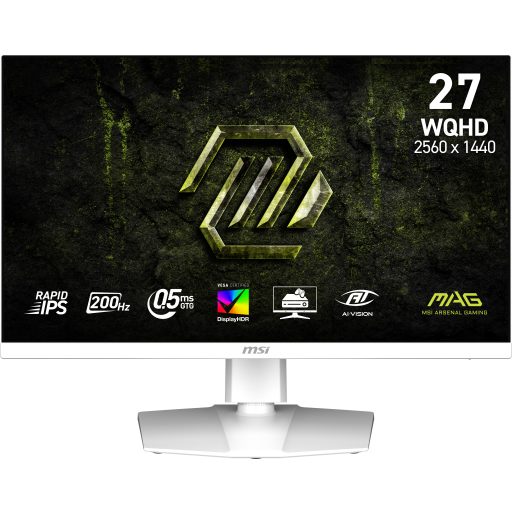 MSI MAG 274QRFW E20 68,6 cm (27") 2560 x 1440 pixelek Wide Quad HD LCD Fehér