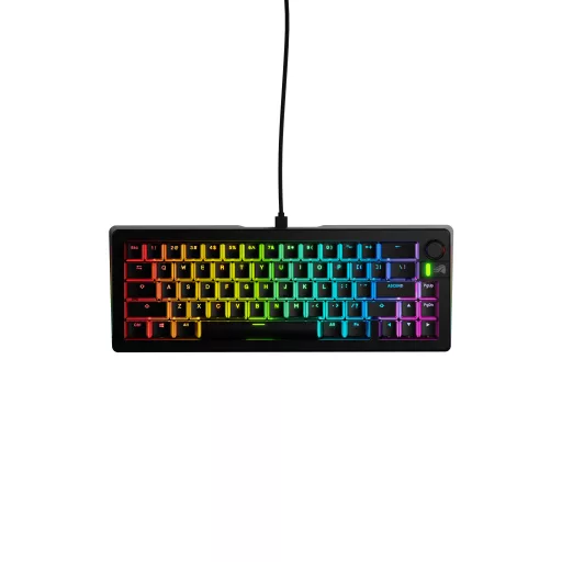 Glorious Gaming GMMK 3 65% Prebuilt billentyűzet Játék USB QWERTY Amerikai angol Fekete