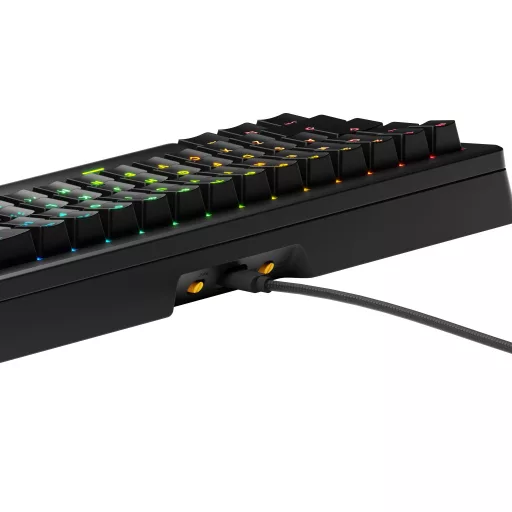 Glorious Gaming GMMK 3 65% Prebuilt billentyűzet Játék USB QWERTY Amerikai angol Fekete