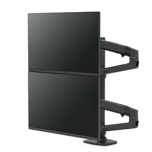 Ergotron LX Series LX Dual Stacking Arm, Tall Pole, Matte Black 101,6 cm (40") Asztali Fekete