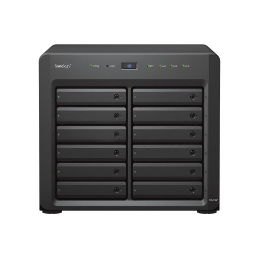 Synology DiskStation DS2422+ tárolószerver NAS Tower Ryzen Embedded V1500B 4 GB DDR4 0 TB DiskStation Manager Fekete