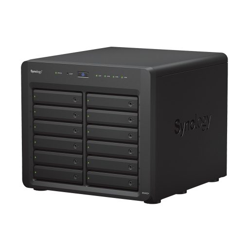 Synology DiskStation DS2422+ tárolószerver NAS Tower Ryzen Embedded V1500B 4 GB DDR4 0 TB DiskStation Manager Fekete