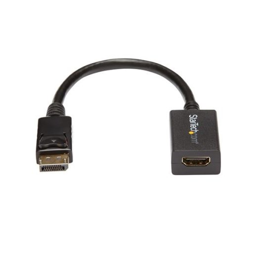 StarTech.com DP2HDMI2 video átalakító kábel 0,21 M DisplayPort HDMI Fekete