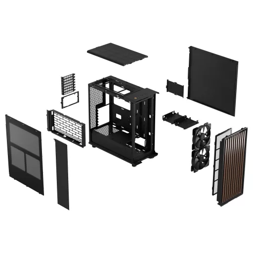 Fractal Design North Midi Tower Fekete
