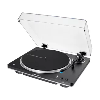   Audio-Technica AT-LP70XBT Szíj általi meghajtással működő lemezjátszó Fekete, Ezüst Teljesen automata