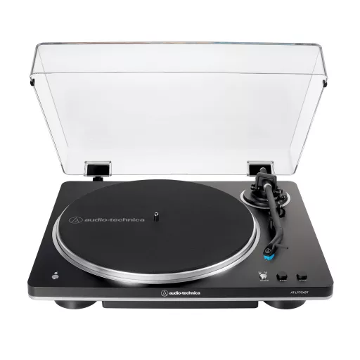 Audio-Technica AT-LP70XBT Szíj általi meghajtással működő lemezjátszó Fekete, Ezüst Teljesen automata