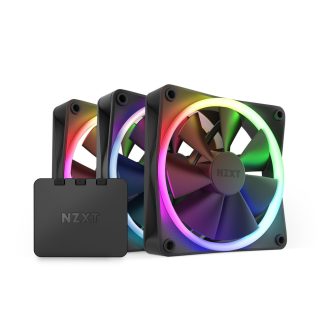 NZXT F120 RGB Triple Pack 12 cm Fekete 3 db