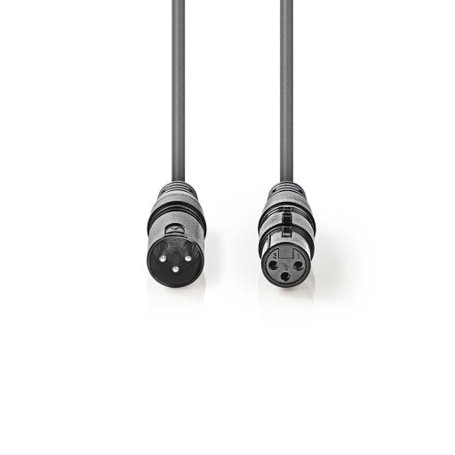Nedis COTH15012GY50 audio kábel XLR (3-pin) Szürke