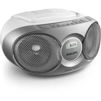   Philips AZ215S/12 hordozható sztereó rendszer 3 W FM Ezüst
