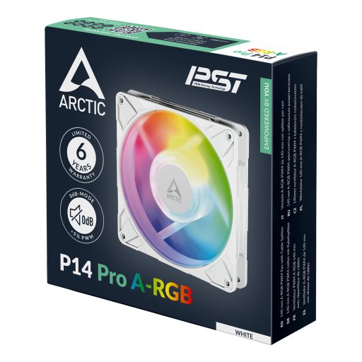 ARCTIC P14 Pro A-RGB 14 cm Fehér 1 db