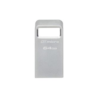   Kingston Technology DataTraveler Micro USB flash meghajtó 64 GB USB A típus 3.2 Gen 1 (3.1 Gen 1) Ezüst