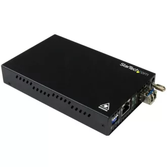   StarTech.com ET91000SM10 hálózati média konverter 2000 Mbit/s 1310 nm Single-mode Fekete