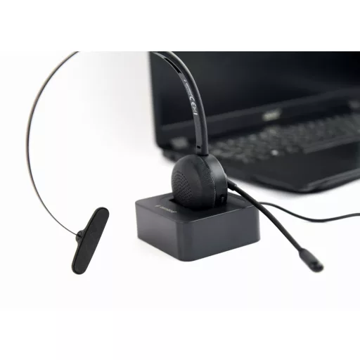 Gembird Bluetooth call center ausin?s mono juodas