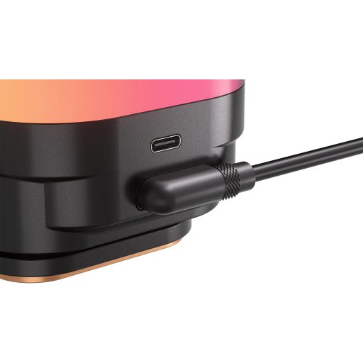 Corsair iCUE LINK TITAN 360 RX LCD Processzor Hűtő 12 cm Fekete 1 db