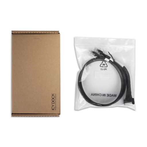 Icy Dock MB310L-B sorosan kapcsolt SCSi (SAS) kábel 0,5 M Fekete