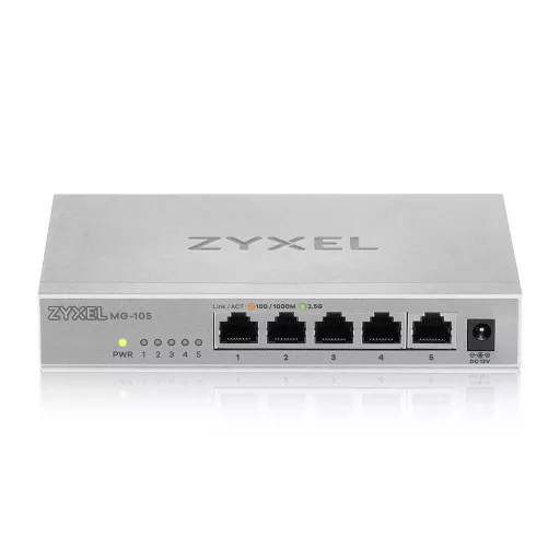 Zyxel XMG-105 Beállítást nem igénylő (unmanaged) 2.5G Ethernet (100/1000/2500) Szürke