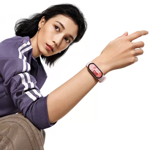 Xiaomi Smart Band 10 Rose AMOLED Aktivitásmérő csuklópánt 4,37 cm (1.72") Rózsaszín