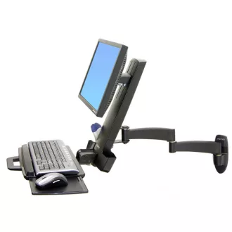 Ergotron 200 Series Combo Arm 61 cm (24") Fali Fekete