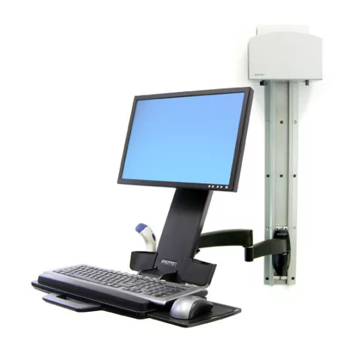 Ergotron 200 Series Combo Arm 61 cm (24") Fali Fekete