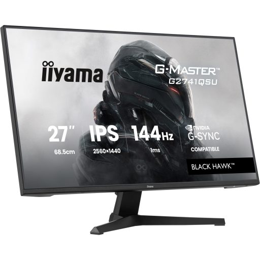 iiyama G-MASTER G2741QSU-B1 68,6 cm (27") 2560 x 1440 pixelek 4K Ultra HD QLED Fekete