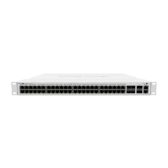   Mikrotik CRS354-48P-4S+2Q+RM hálózati kapcsoló Vezérelt L3 Gigabit Ethernet (10/100/1000) Ethernet-áramellátás (PoE) támogatása 1U